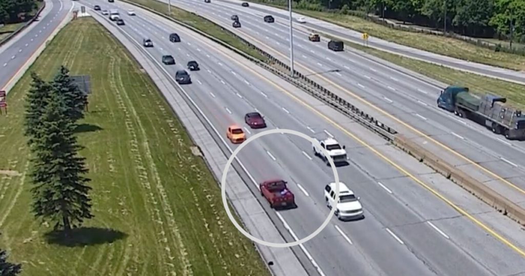 Pickup truck travels backward for miles on Ohio interstate - Scripps News