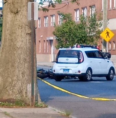 Man transported to hospital after motorcycle crash at New Haven intersection - WTNH.com