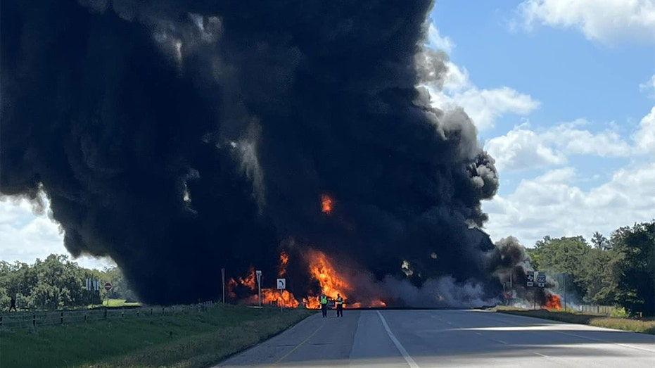 Tanker truck explodes on Texas highway leaving several critically injured - Fox News