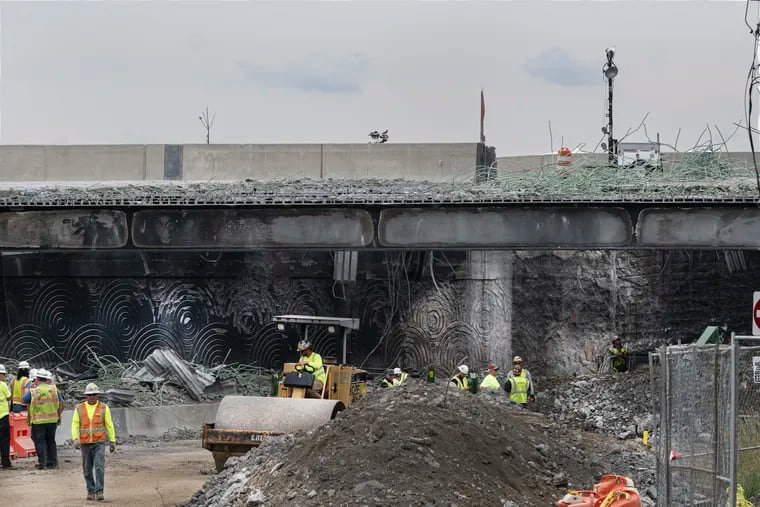 Truck fire that caused I-95 bridge collapse started with unsecured gasoline hatch - The Philadelphia Inquirer