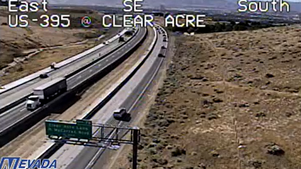 Nevada State Police seek leads on Ford truck in 7-car pileup at Clear Acre Lane - KRNV