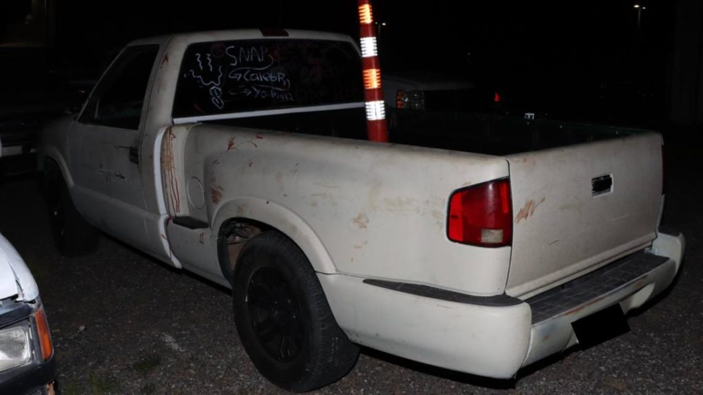 Tarrant County suspect and truck covered in dried blood - WFAA.com