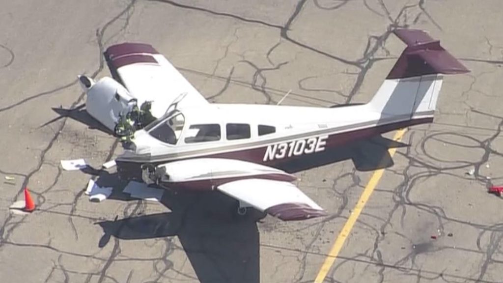 Pickup drives through fence, hits 2 planes at Colorado airport - 9News.com KUSA