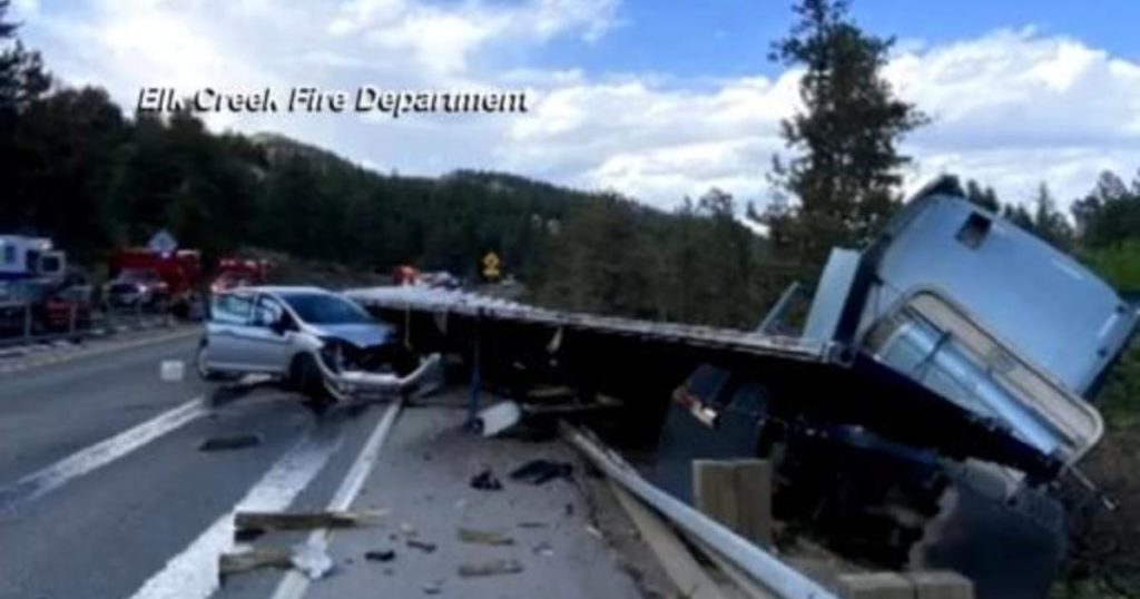 Semi truck driver arrested, facing charges in fatal crash on Hwy 285 near Conifer - CBS News