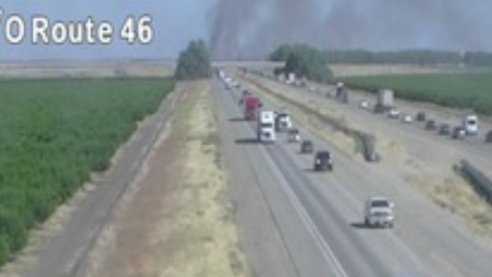 Vehicle towing car allegedly ignites brush fire on Interstate 5 near Lerdo Highway - Bakersfield Now