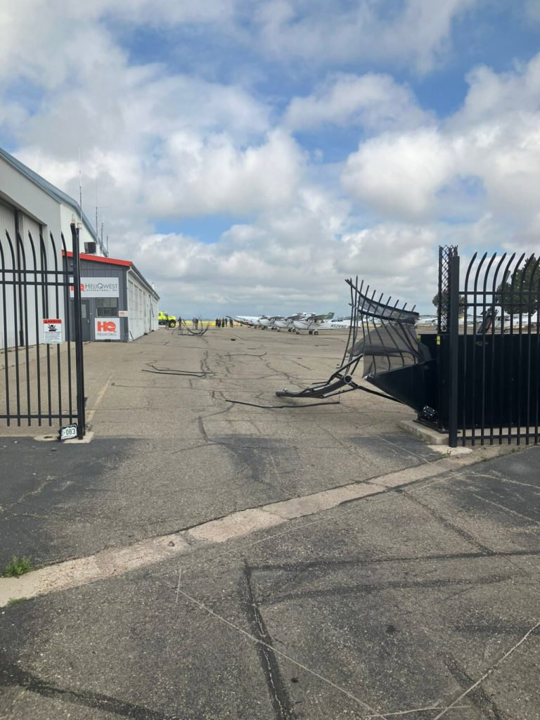 Pickup drives through fence, hits 2 planes at Rocky Mountain Metropolitan Airport - The Denver Post