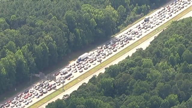 1 person injured in 4-car crash on I-40 East at Wade Avenue near Cary - WRAL News
