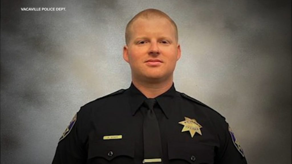 Vacaville officer hit, killed by car while conducting traffic stop, police say - KGO-TV