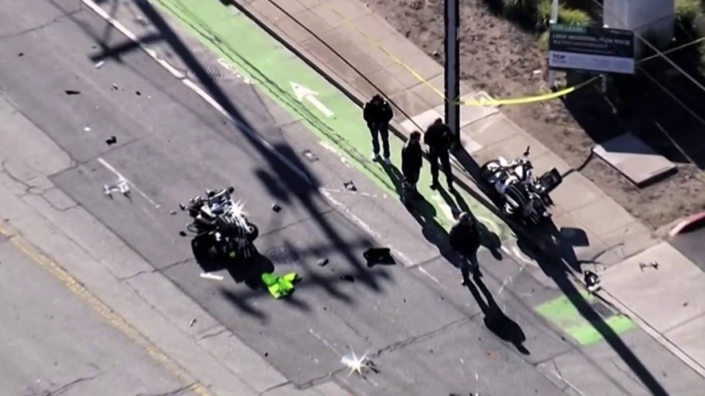 2 motorcycle officers injured after head-on collision in San Francisco - NBC Bay Area