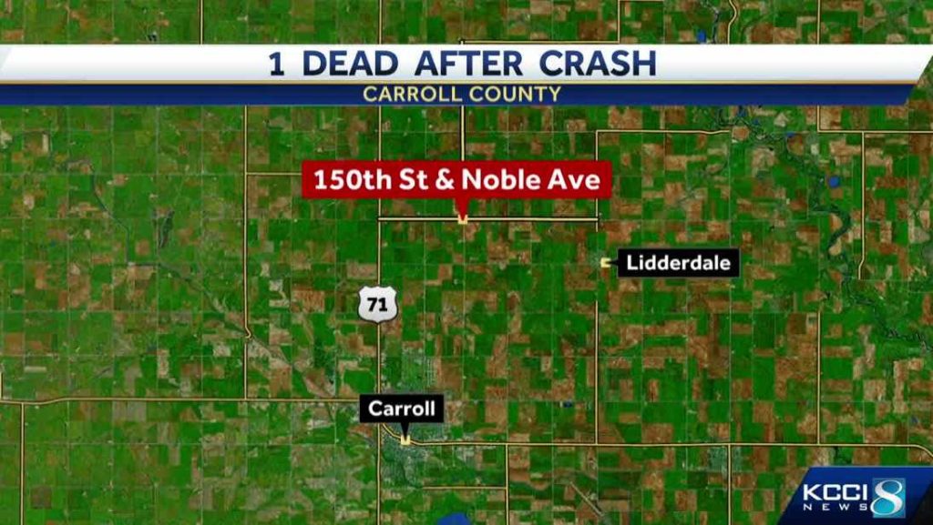 Carroll man dies after crashing into semi-truck - KCCI Des Moines