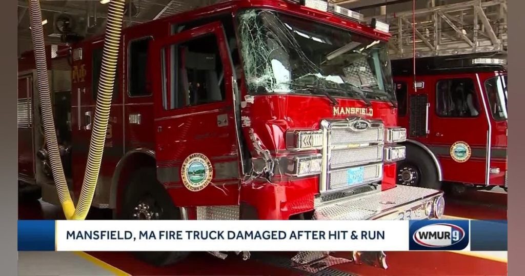 Mansfield, MA, Fire Truck Hit by Tractor-trailer at Crash Scene - Firehouse