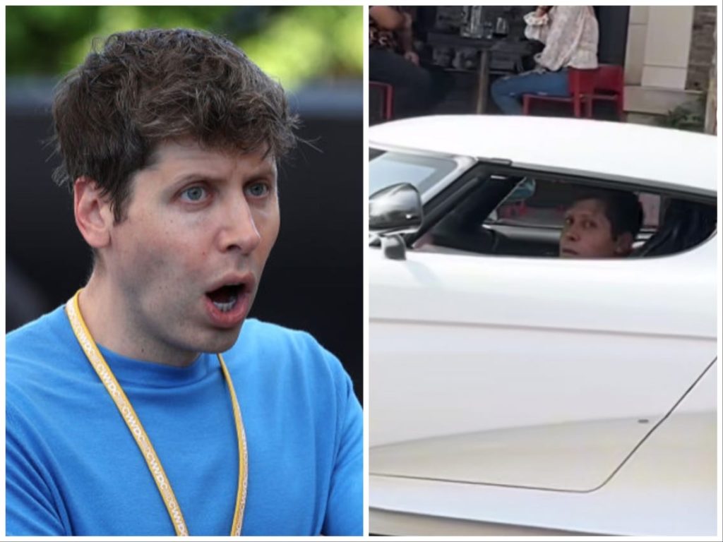 Sam Altman is captured driving a $5M car — and people love to see it - Business Insider