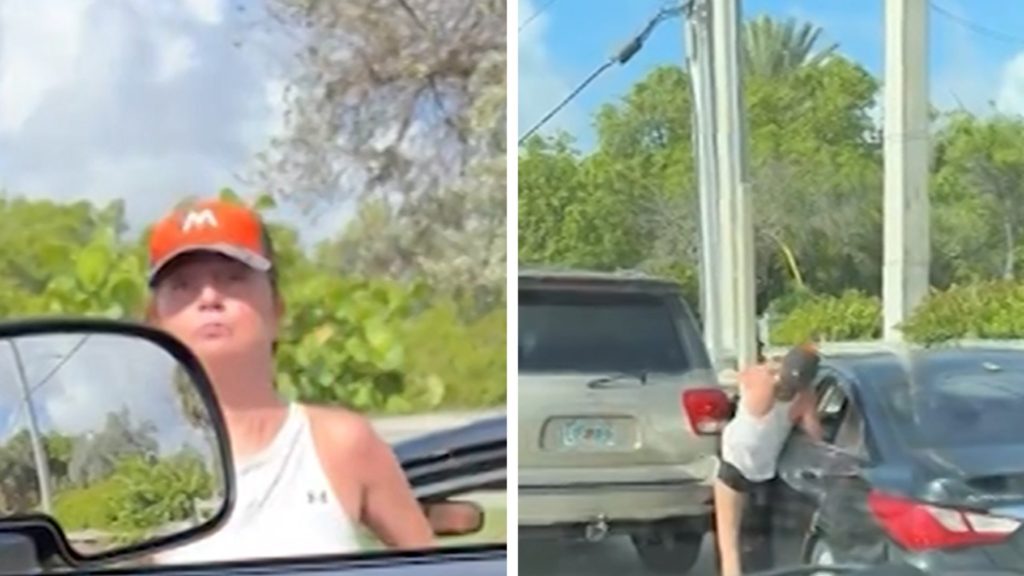 Woman Gets Instant Karma in Road Rage Incident, Car Crashes into SUV - TMZ