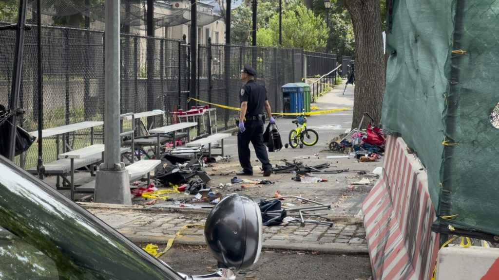 A fourth person dies after truck plowed into a July Fourth party in NYC - The Associated Press