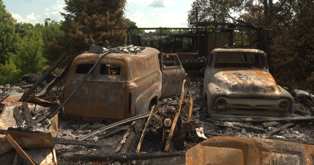 Classic Ford show trucks destroyed in Frankfort garage fire - LEX 18 News - Lexington, KY