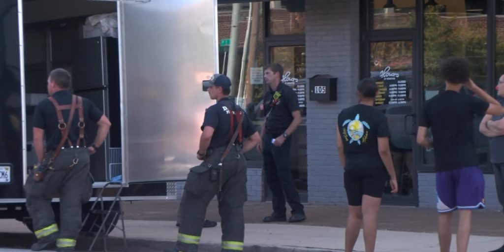 Woman injured after food truck fire in downtown Decatur - WAFF