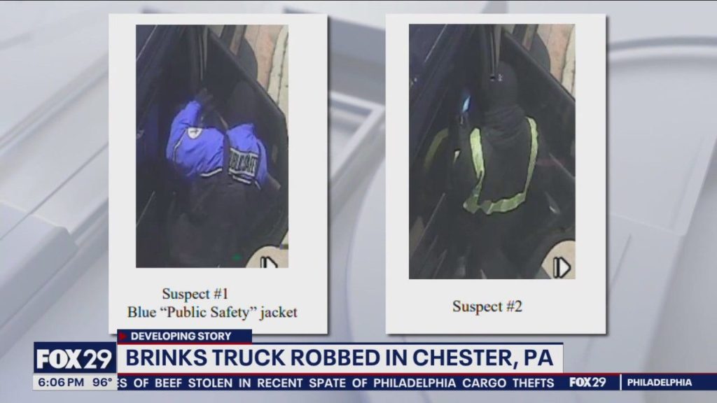 Brinks truck armed robbery: Photos of suspects and target vehicle released - FOX 29 Philadelphia