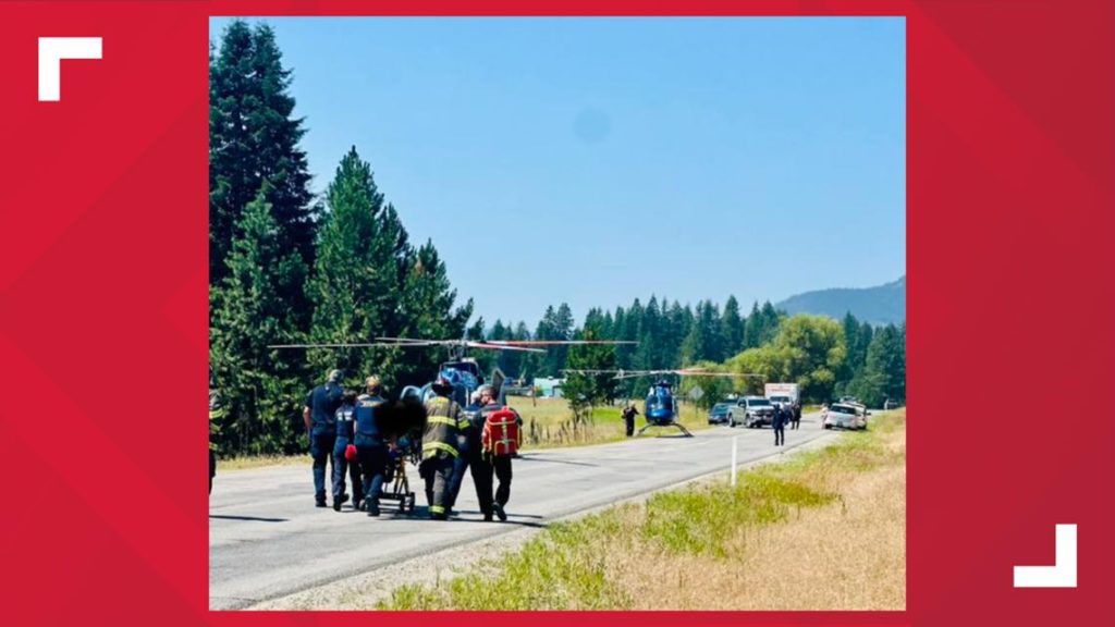 Multiple people life-flighted after crash involving several motorcycles near Sagle - KREM.com