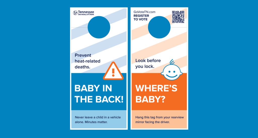 Free ‘Baby in the Back’ car hangtag program aims to helps prevent heat-related deaths - WBBJ-TV