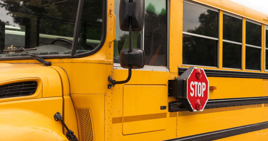 Michigan bus driver, students injured after vehicle hydroplaned, crashed into semi-truck - CBS News