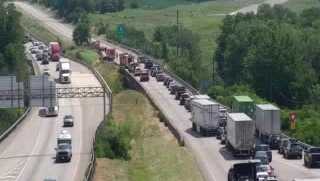 Crash shuts down northbound lanes of I-81 - WGAL Susquehanna Valley Pa.