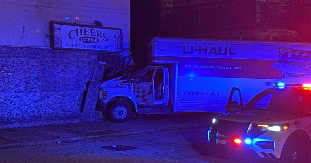 U-Haul truck crashes into former Cheers Lounge in Lincoln-Lemington-Belmar - CBS Pittsburgh