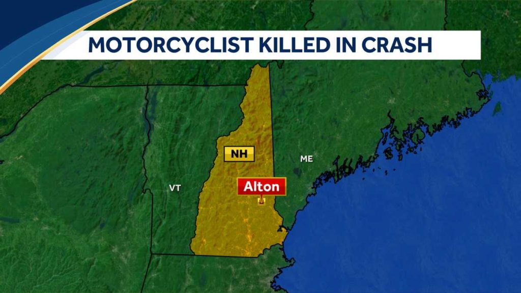 Motorcyclist dead after collision with pickup truck in Alton - WMUR Manchester