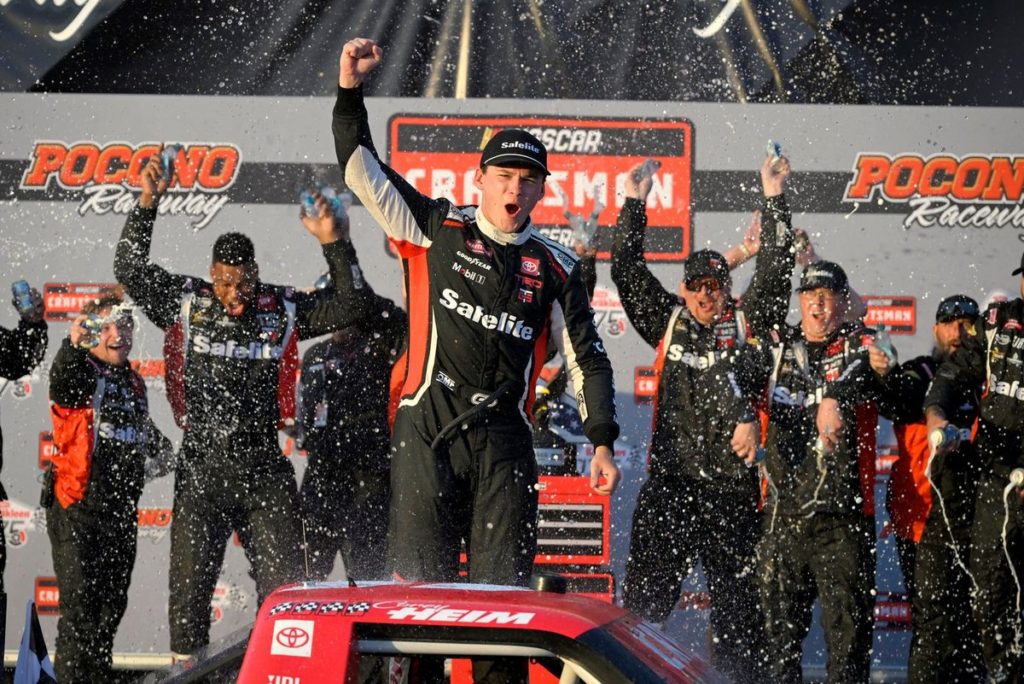 NASCAR Truck Pocono: Heim beats Enfinger in three-lap shootout - Motorsport.com