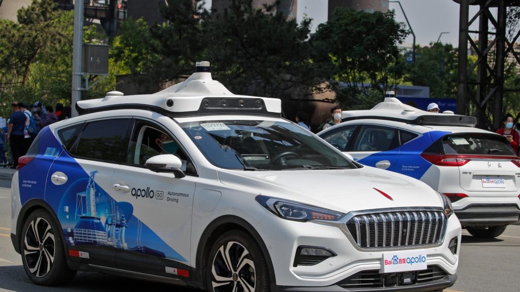 A driverless car hits a person crossing against the light in China - ABC News